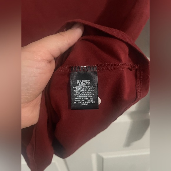 Bold Elements Women’s Stretch Top Mock Neck Burgundy Size XS. New w tag - Picture 6 of 8